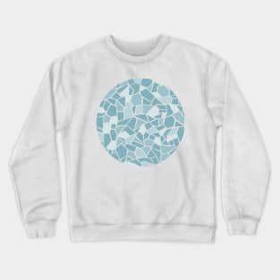 Mosaico Gaudi Azul Crewneck Sweatshirt